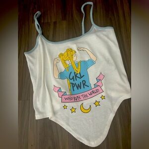sailormoon girl power tank